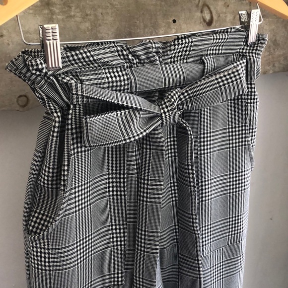 Paper bag plaid pants - Picture 3 of 7